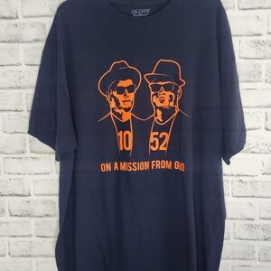 Blues Brothers Mens Size 2XL Blue T-shirt